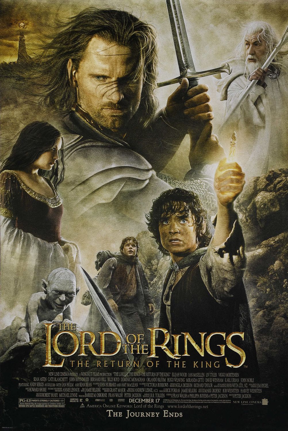 Fellowship of the Ring - Lord of the Rings Movie Poster, lord of the rings  movie - thirstymag.com