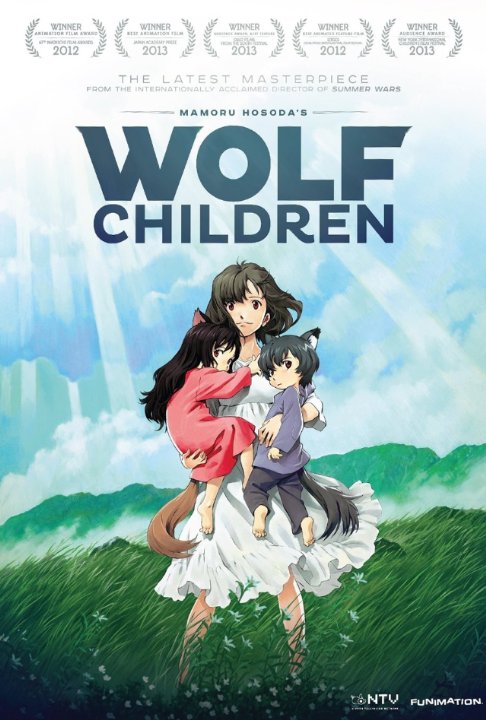 Wolf Children - movie poster - property of property of Nippon Television Network, Studio Chizu, Madhouse, et al. - from http://www.imdb.com/media/rm3710568448/tt2140203?ref_=tt_ov_i