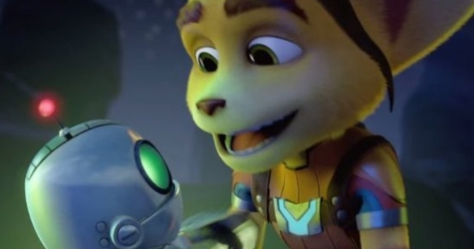 Ratchet & Clank - property of Gramercy Pictures and Rainmaker Entertainment - titular duo, right and left respectively - from http://www.eurogamer.net/articles/2015-10-15-watch-the-ratchet-and-clank-movies-first-full-length-trailer