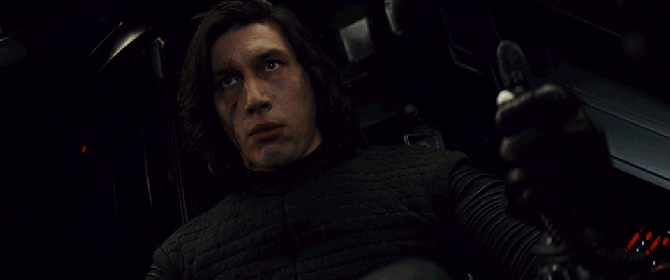 Star Wars: The Last Jedi - Kylo Ren GIF - property of Lucasfilm, Ram Bergman Productions, and Walt Disney pictures - from https://giphy.com/gifs/starwars-star-wars-kylo-ren-l378bEipFv82j0Fos