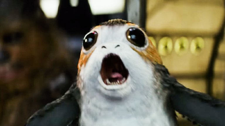 Star Wars: The Last Jedi - Porgs! - property of Lucasfilm, Ram Bergman Productions, and Walt Disney Pictures
