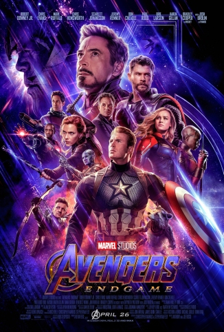 Avengers: Endgame - film poster - property of Marvel Studios, Walt Disney Pictures - from http://collider.com/avengers-endgame-new-poster/
