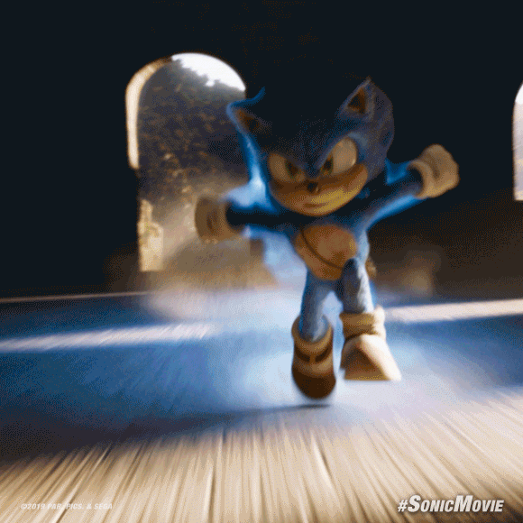 Sonic the Hedgehog - Sonic speed - property of Paramount Pictures, Sega, and others - from https://giphy.com/gifs/sonicmovie-sonic-the-hedgehog-movie-KctGIT2JHvVRC7ESeR